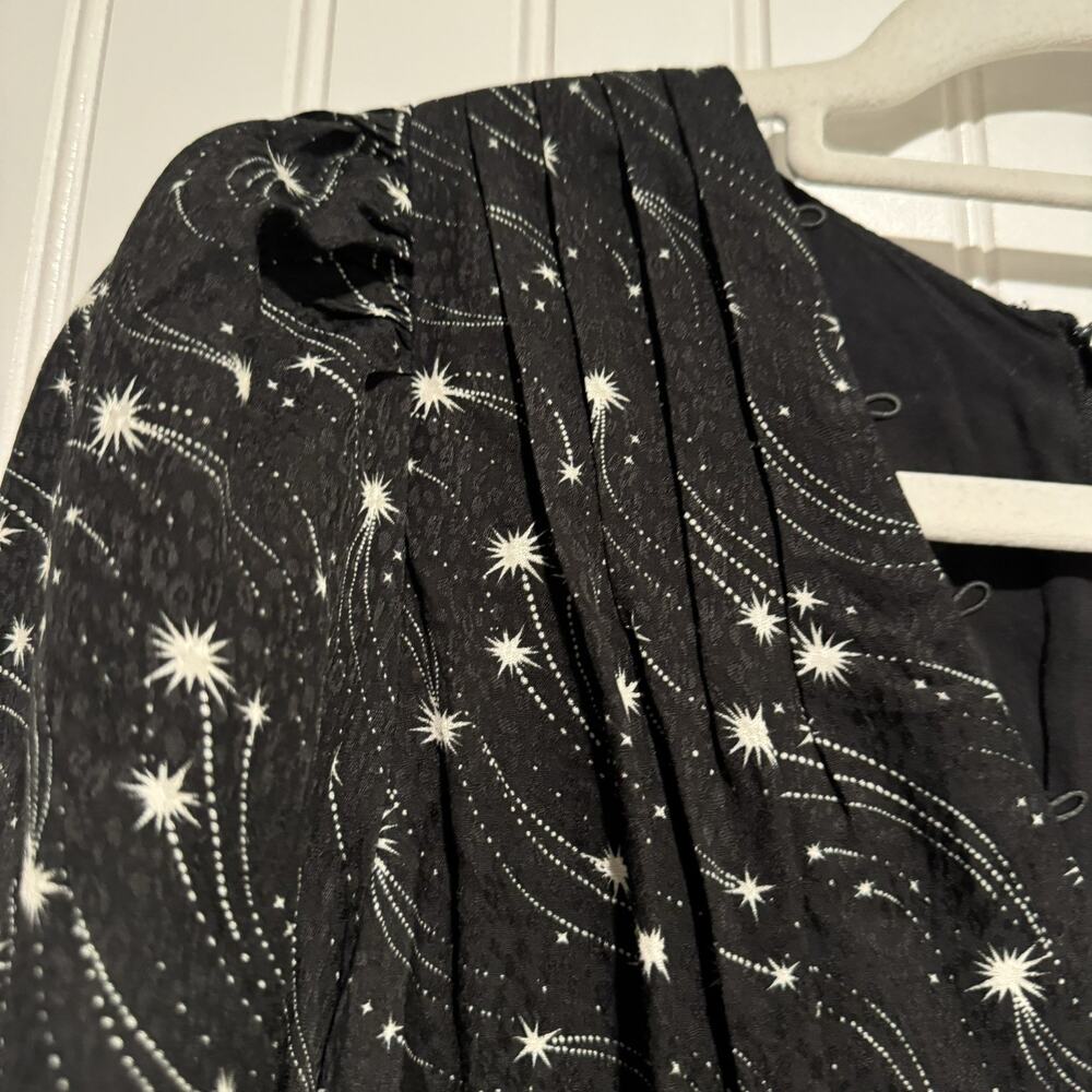 Ted Baker Gemmi Rouleau Celestial Star Print Dress Size 6 - Picture 4 of 8